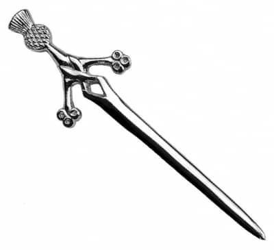 Claymore  Thistle Head Kilt Pin