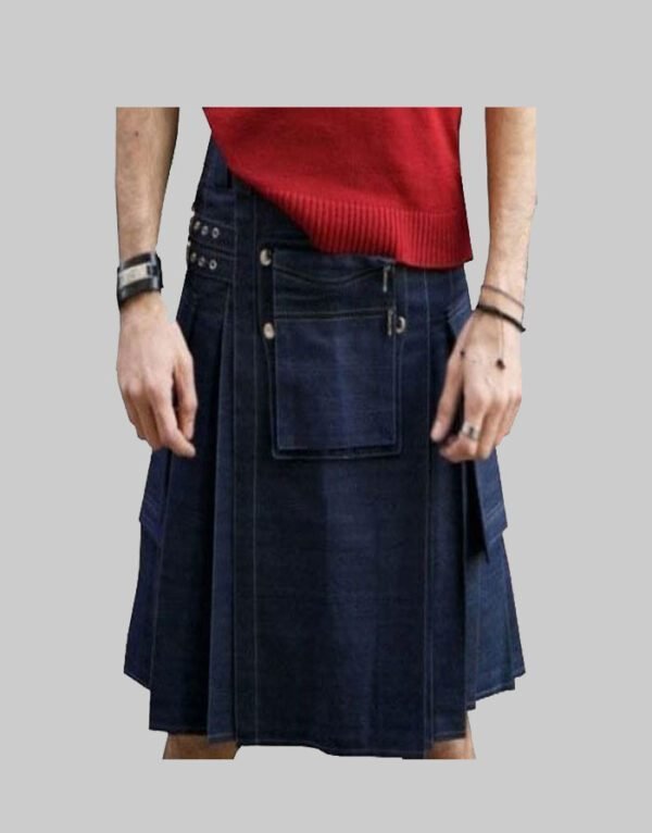 New Denim Kilt For Men