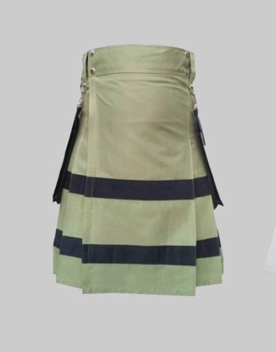 Olive Green Utility Kilt