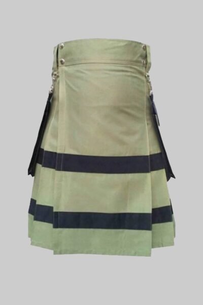 Olive Green Utility Kilt