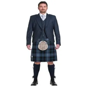 Irish Kilt Outfit With Argyle Jacket