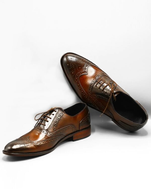 Premium Brogue Leather shoes - Image 4