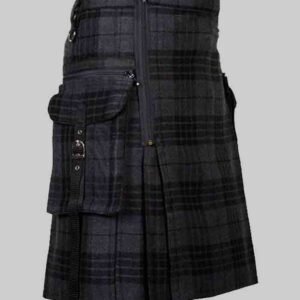 Punk Rock Gothic Night Watch Utility Kilt