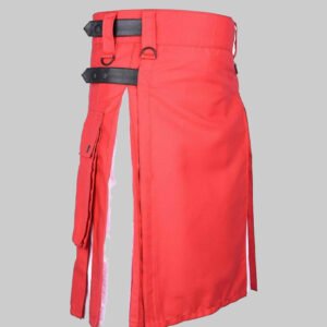 Red and White Utility Kilt