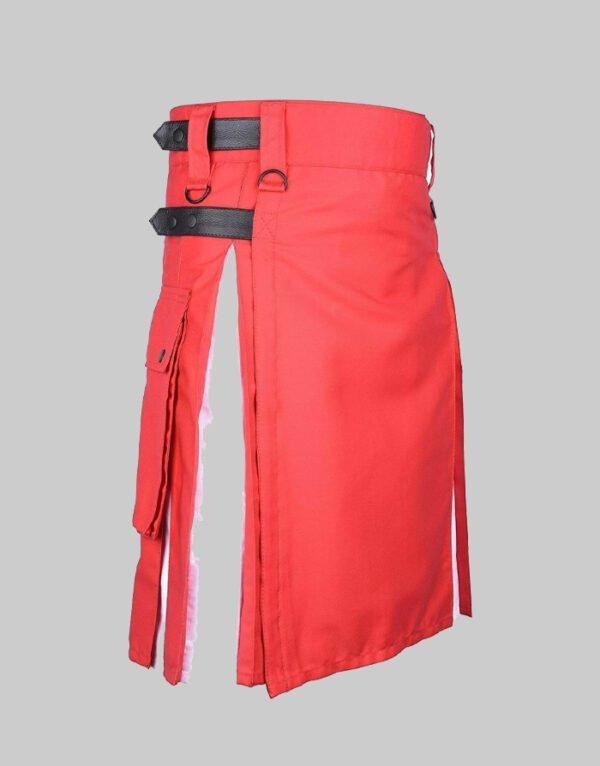 Red and White Utility Kilt