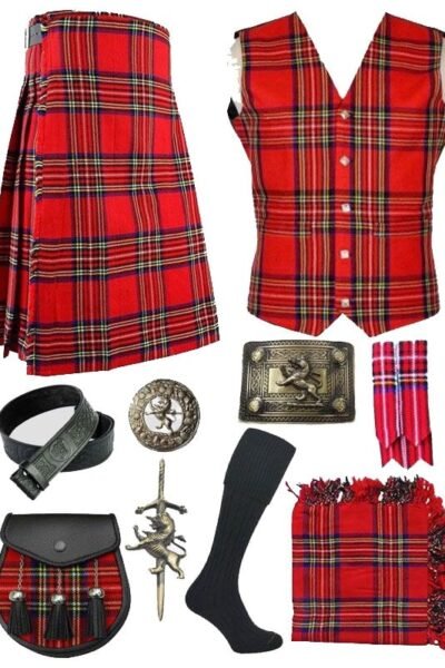Royal Stewart Tartan Kilt Deal Package