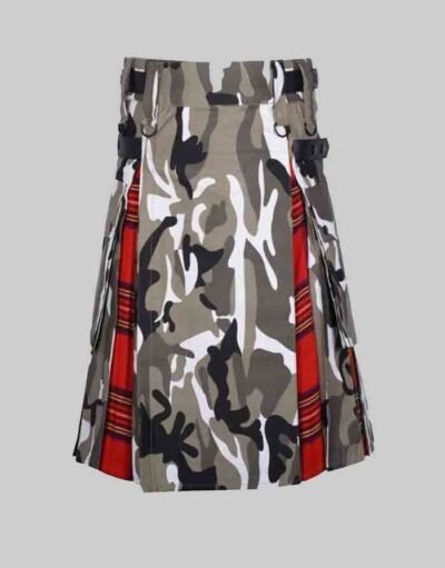 Royal Stewart Tartan Camo Hybrid Kilt