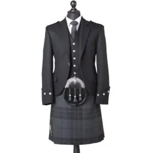 Scottish Argyle Tartan Kilt Outfit