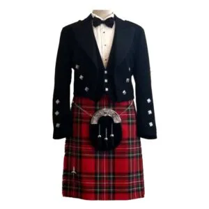 Scottish Royal Stewart Tartan Kilt Outfit