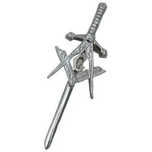 Highland Scottish Masonic Crest Kilt Pin
