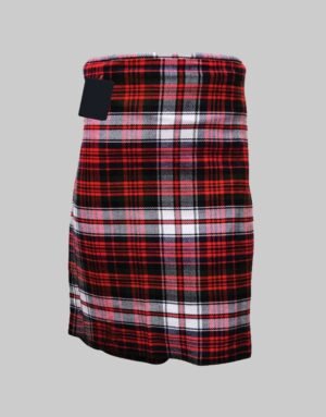 Scottish Red Black And White Tartan Kilt