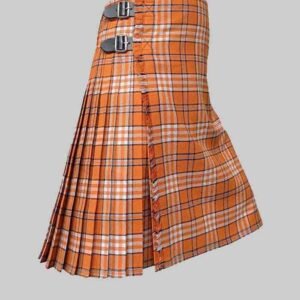 Tennessee Volunteer Orange Tartan Kilt