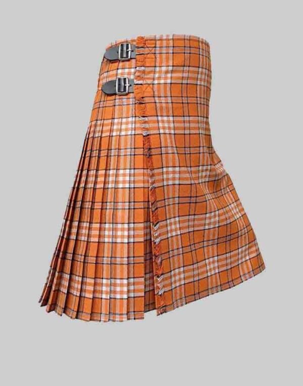 Tennessee Volunteer Orange Tartan Kilt