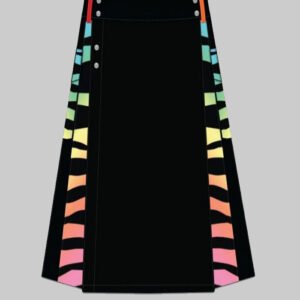 Tiger Striped Rainbow Kilt