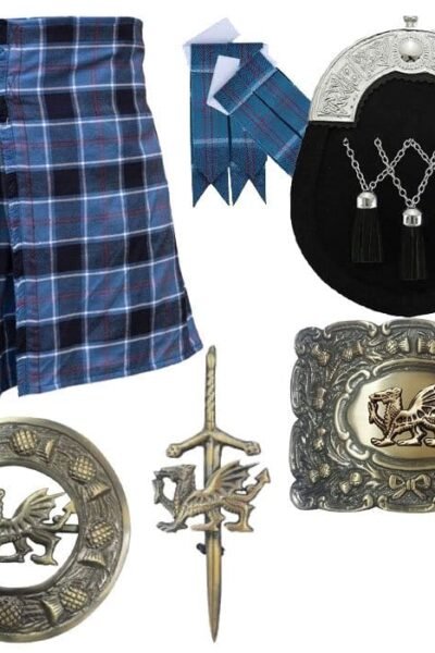 Us Navy Tartan Kilt Set