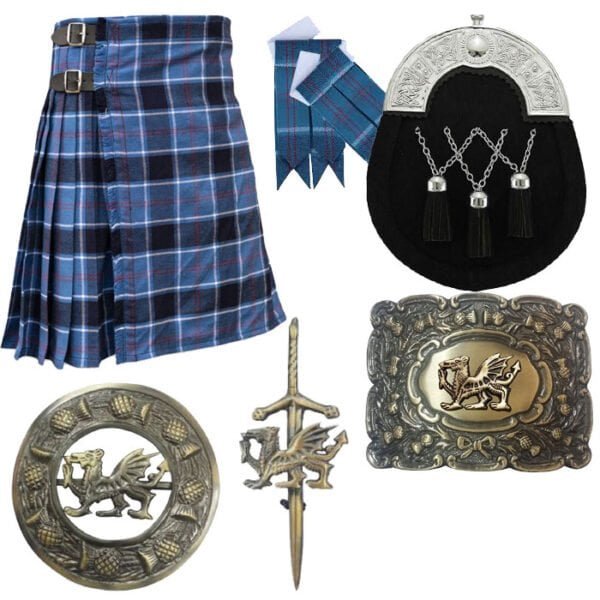 Us Navy Tartan Kilt Set