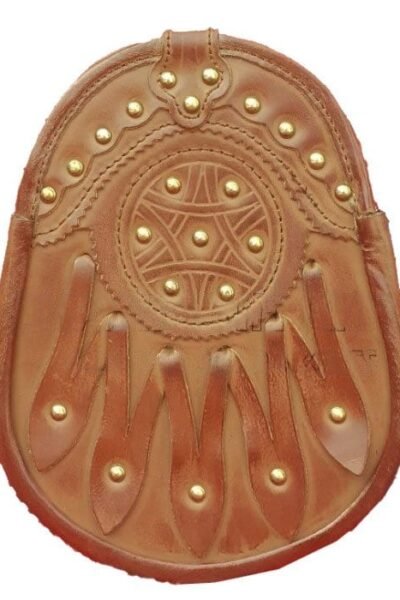 Waxed Brown Leather Hunting Sporran
