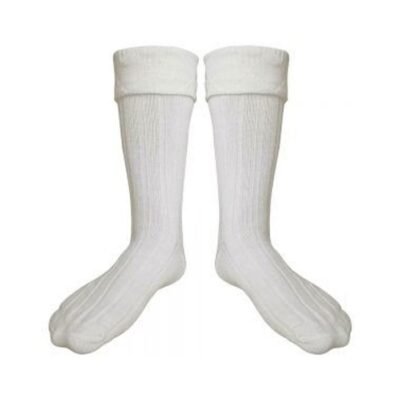 White kilt Hose