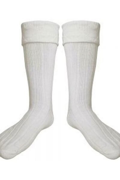 White kilt Hose