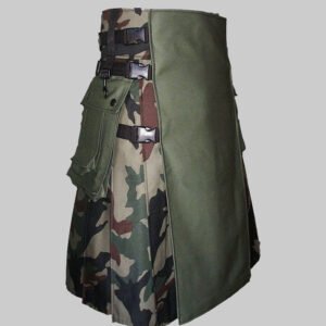 Woodland Camouflage Hybrid Utility kilt
