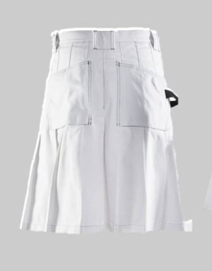 Working White Utility Kilt
