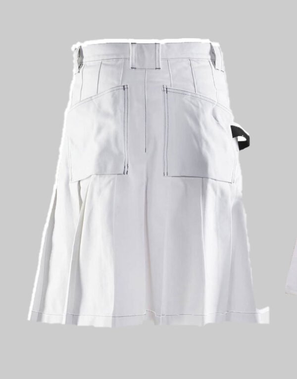 Working White Utility Kilt