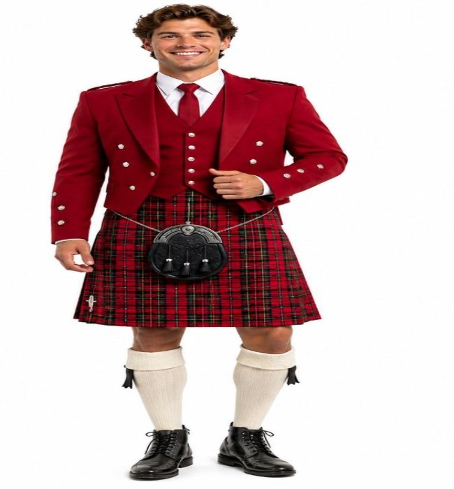 prince charlie red jacket