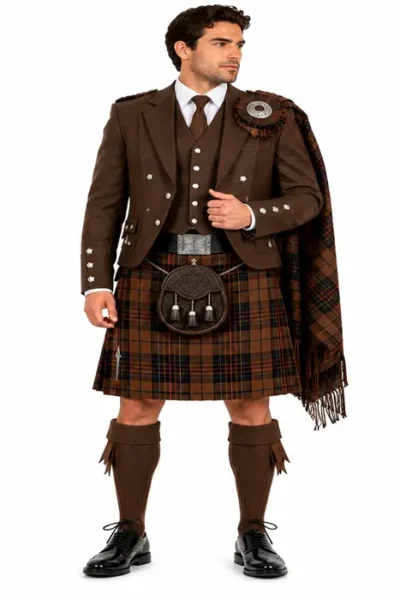brown argyle jacket